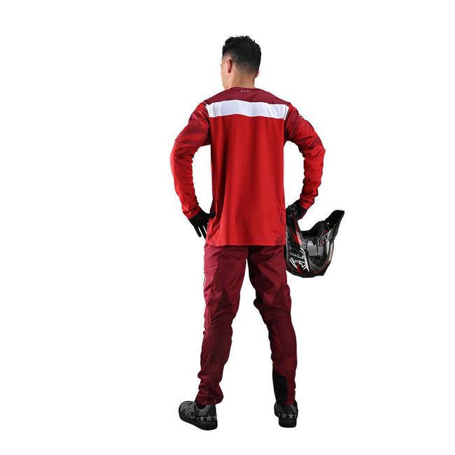 Troy Lee Sprint BMX Race Pants-Burgundy - 4