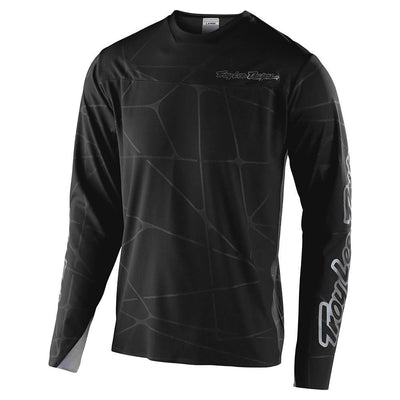 Troy Lee Sprint Ultra BMX Race Jersey Podium-Black/Silver