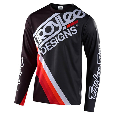 Troy Lee Sprint Ultra BMX Race Jersey Tilt-Black/Gray