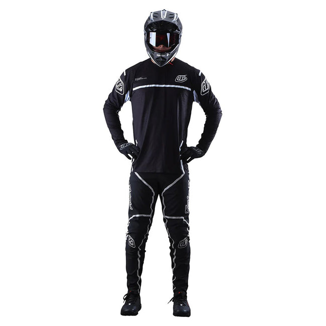 Troy Lee Designs Sprint Ultra BMX Race Pants-Lines Black/White - 3