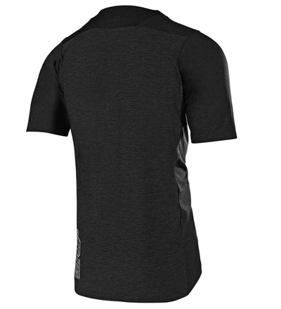 Troy Lee Youth Skyline SS BMX Race Jersey-Solid Black