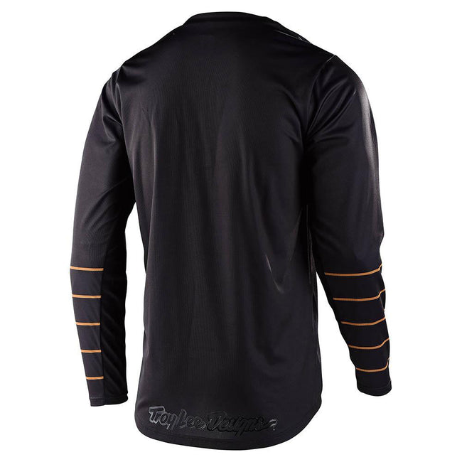 Troy Lee GP Pinstripe BMX Race Jersey-Black/Gold - 2