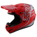 Troy Lee Designs GP Silhouette BMX Race Helmet-Red/Silver - 1