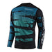 Troy Lee Sprint Brushed BMX Race Jersey-Marine/Teal - 1