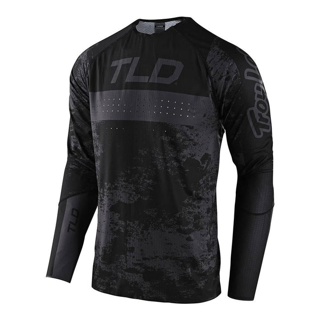 Troy Lee Designs Sprint Ultra Grime BMX Race Jersey-Black - 1