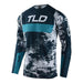 Troy Lee Sprint Ultra Grime BMX Race Jersey-Marine/Blue Bird - 1