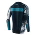 Troy Lee Sprint Ultra Grime BMX Race Jersey-Marine/Blue Bird - 2