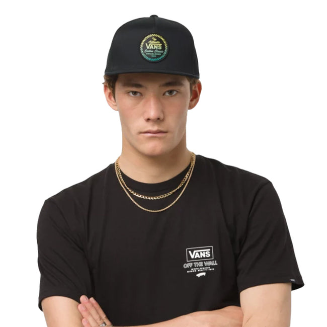 Vans 1966 Authentic Snapback Hat-Black - 1