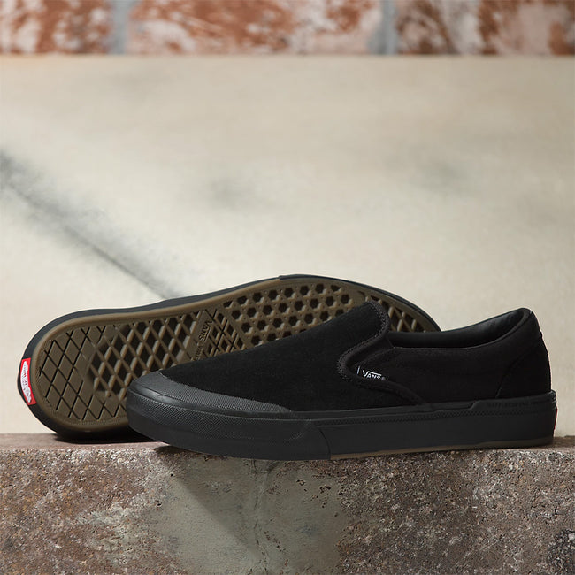 Vans BMX Slip-On Shoes-Black/Black - 2