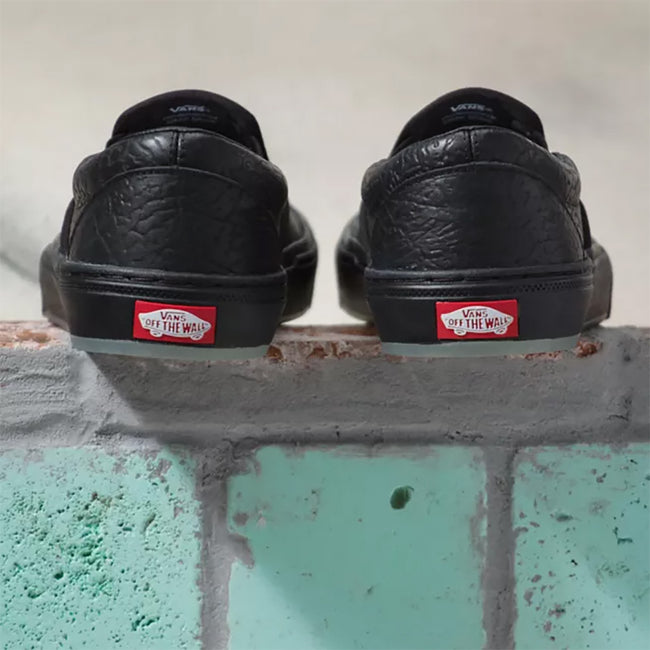 Vans Courage Adams Slip-On BMX Shoes-Black Elephant - 5