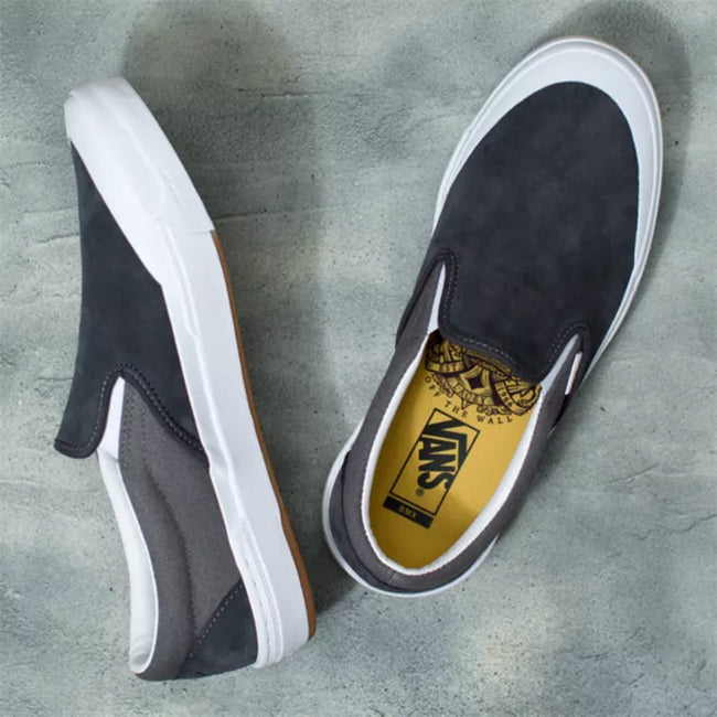 Vans Dan Lacey Slip On BMX Shoes-Asphalt/Pewter - 3