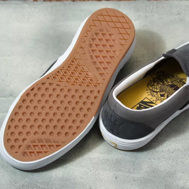 Vans Dan Lacey Slip On BMX Shoes-Asphalt/Pewter - 4