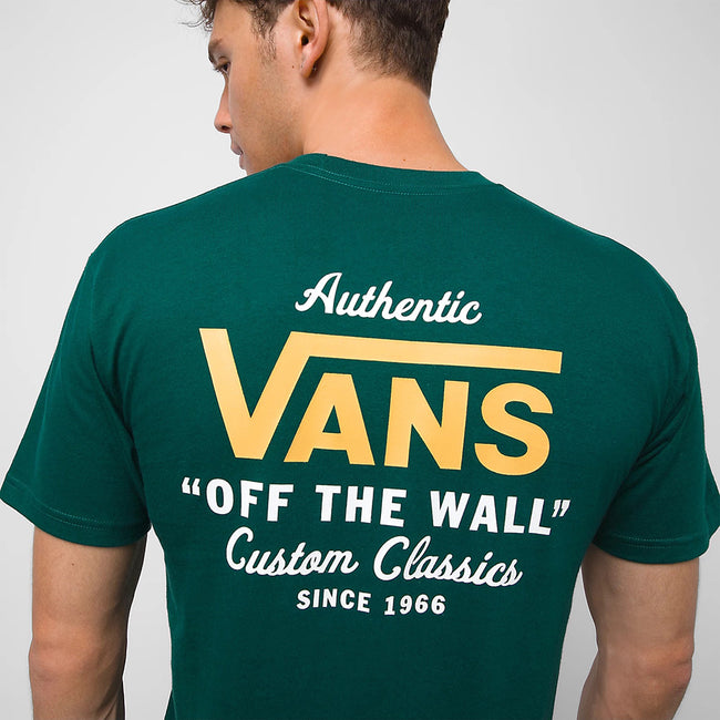 Vans Holder St Classic T-Shirt-Botanical Garden/White/Yolk Yellow - 5