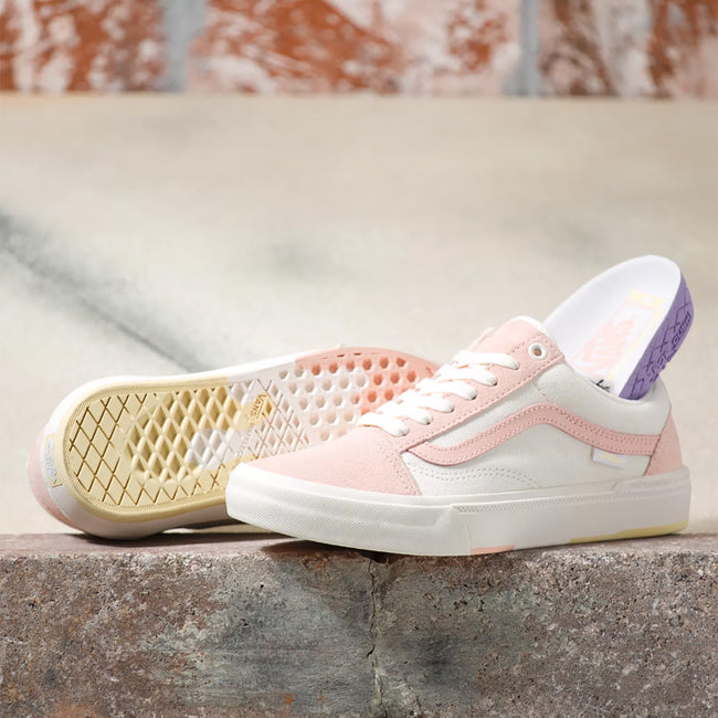 Vans Old Skool Angie Marino BMX Shoes-Peach/Marshmallow - 2