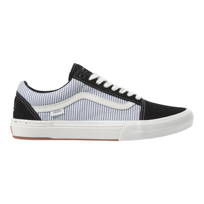 Vans Old Skool Federal BMX Shoes-Federal Black/Blue Pinstripe