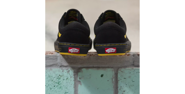 Vans Old Skool Pro Larry Edgar BMX Shoe-Black/Yellow - 3