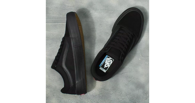 Vans Old Skool Pro Shoe-Blackout - 2