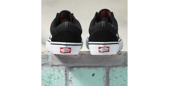 Vans Old Skool Pro Shoe-Black/White - 5