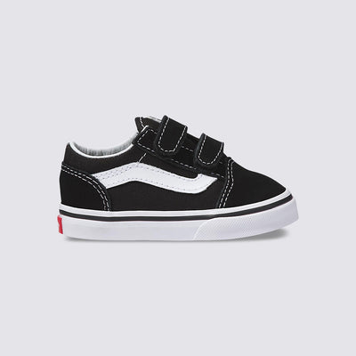 Vans Old Skool V Toddler Shoes-Black