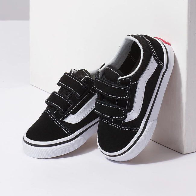 Vans Old Skool V Toddler Shoes-Black - 3