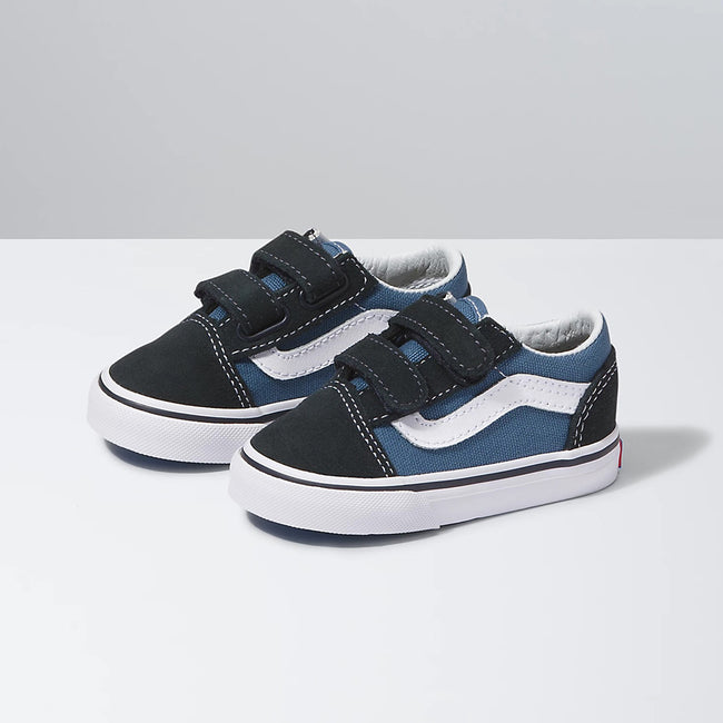 Vans Old Skool V Toddler Shoes-Navy - 2