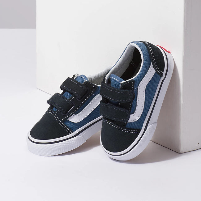 Vans Old Skool V Toddler Shoes-Navy - 3