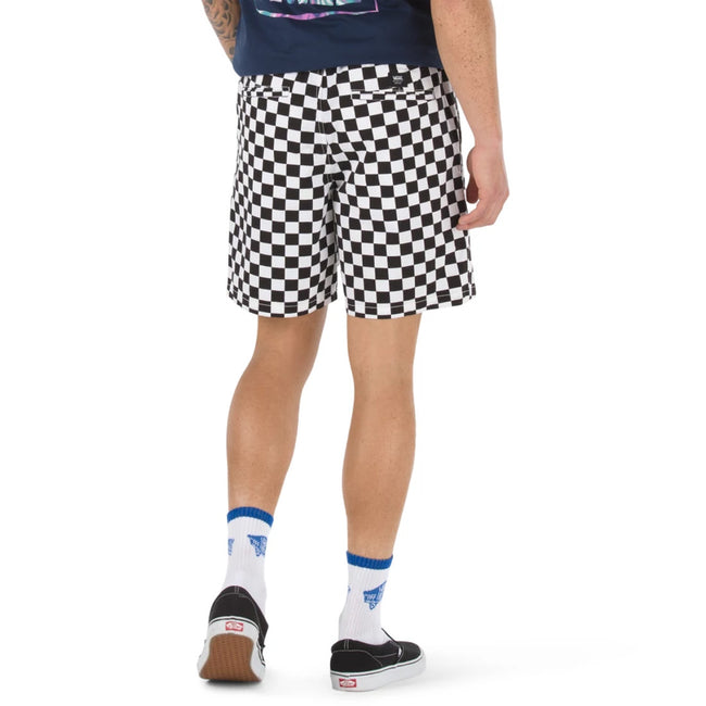 Vans Range Relaxed Elastic 18&quot; Shorts-Checkerboard - 3