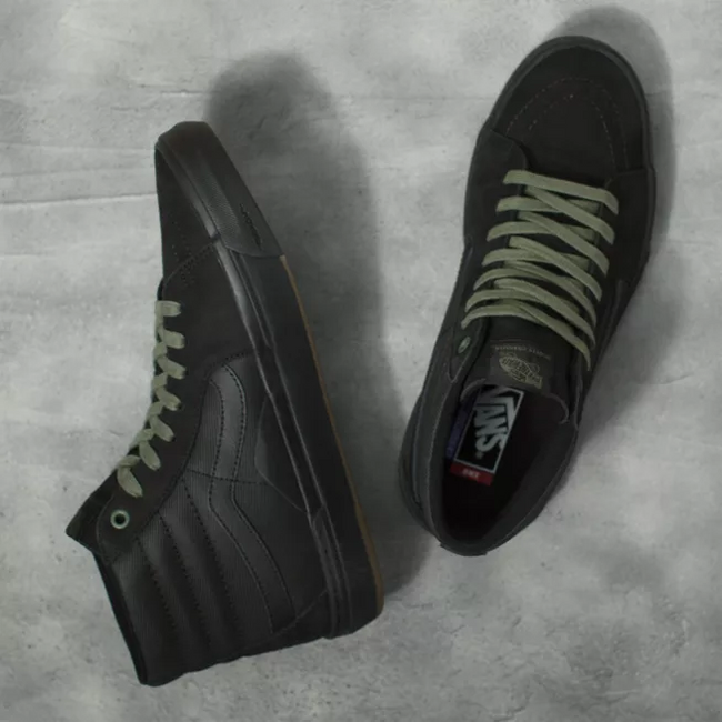 Vans Scotty Cranmer Sk8-Hi BMX Shoes-Black/Thyme - 3