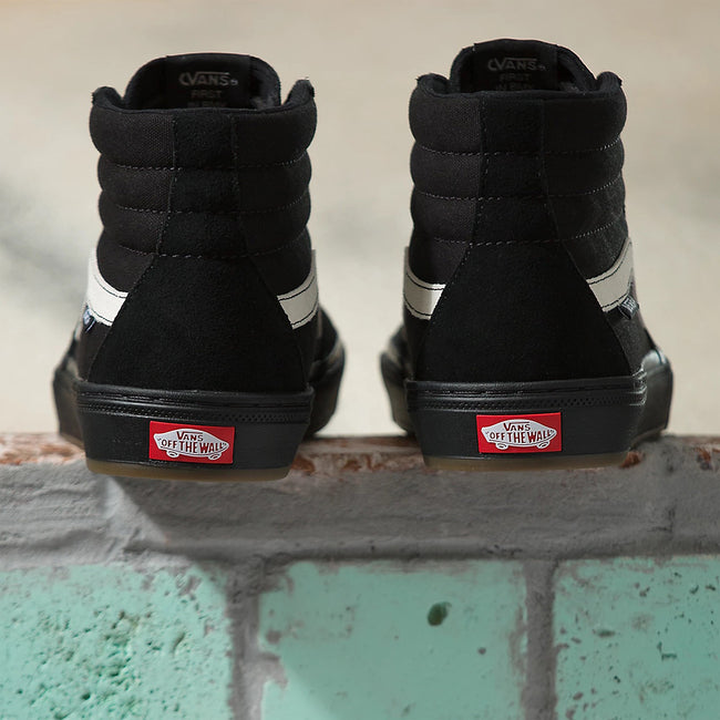 Vans Sk8-Hi BMX Shoes-Black/Black - 5