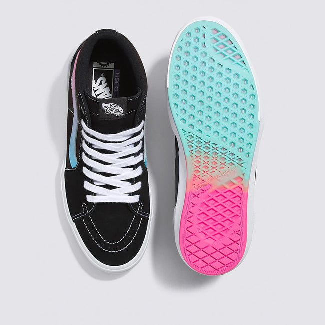 Vans Sk8-Hi BMX Shoes-Gradient Black/White - 3