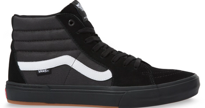 Vans Sk8-Hi Pro BMX Shoes-Black/White