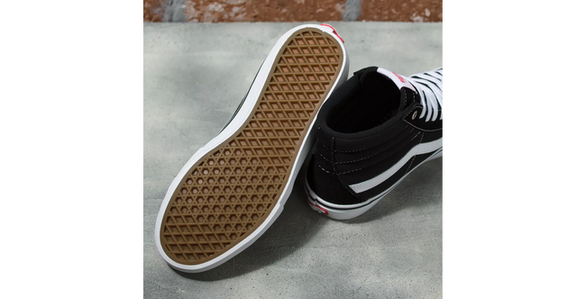 Vans Sk8-Hi Pro BMX Shoes-Black/White - 10