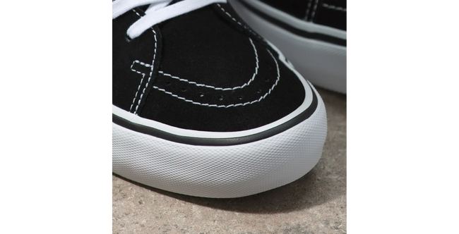 Vans Sk8-Hi Pro BMX Shoes-Black/White - 12