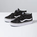 Vans SK8-Mid Reissue V Canvas &amp; Suede Kids Shoes-Black/White - 3