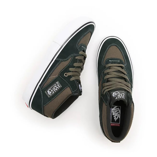 Vans Skate Half Cab BMX Shoes-Scarab/Military - 4