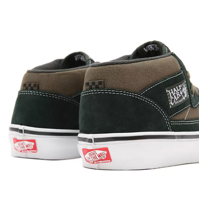 Vans Skate Half Cab BMX Shoes-Scarab/Military - 8