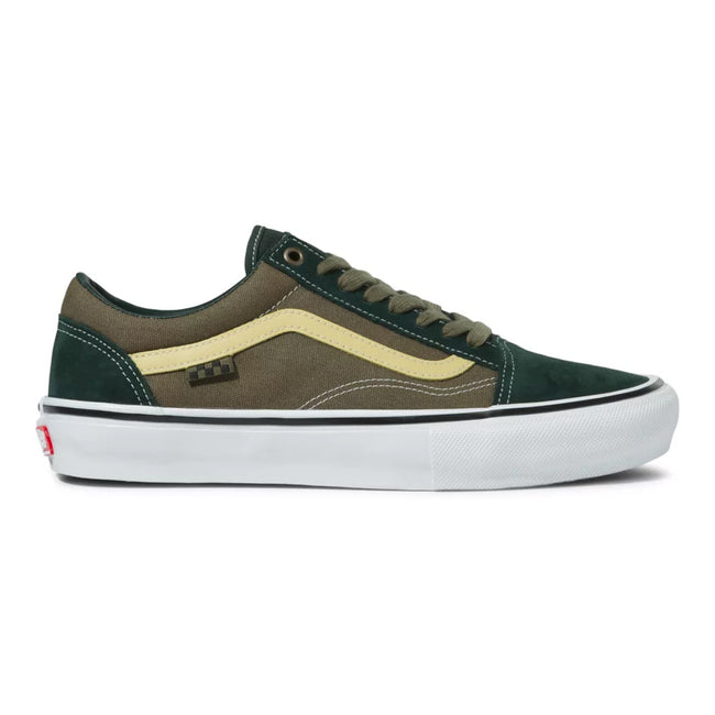 Vans Skate Old Skool BMX Shoes-Scarab/Military - 1