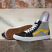 Vans Skate SK8-High BMX Shoes-Black/Gray/Gold - 2