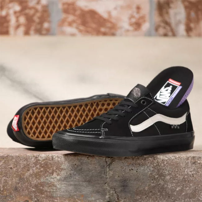 Vans Skate SK8-Low BMX Shoes-Black/Marshmallow - 2