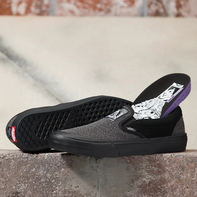 Vans Slip-On Fast and Loose BMX Shoes-Black - 2