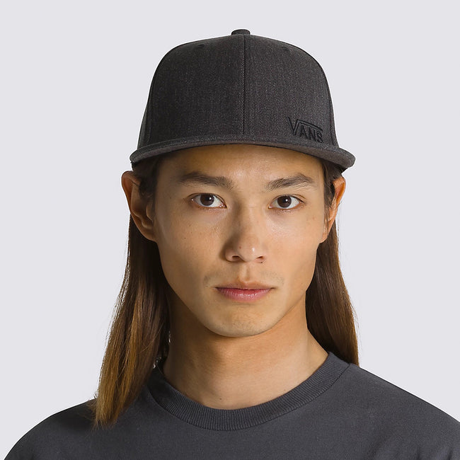 Vans Splitz Flexfit Hat-Charcoal Heather - 3