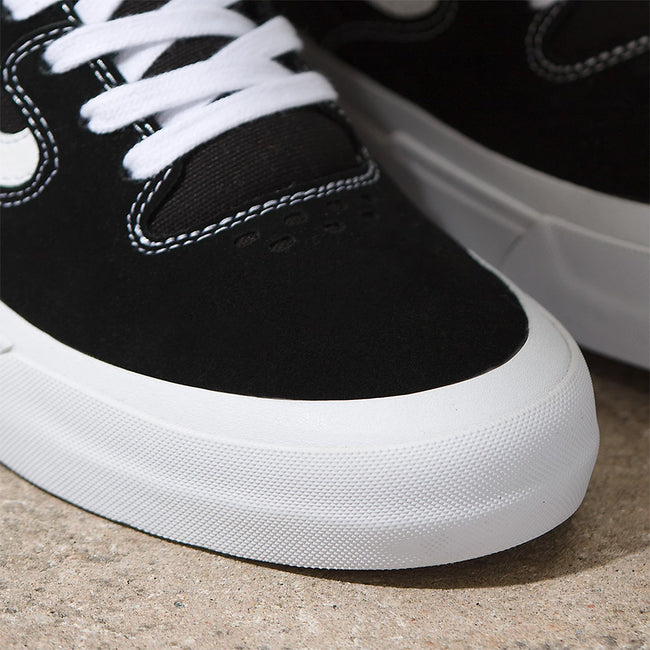 Vans Style 114 BMX Shoes-Black/White - 6