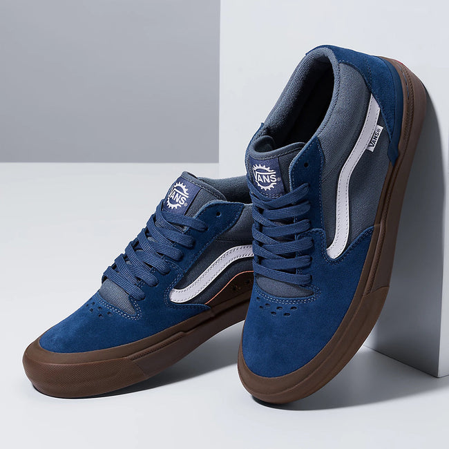 Vans Style 114 BMX Shoes-Navy/Dark Gum - 3