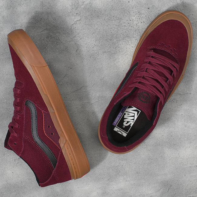 Vans Style 114 BMX Shoes-Port/Gum - 3