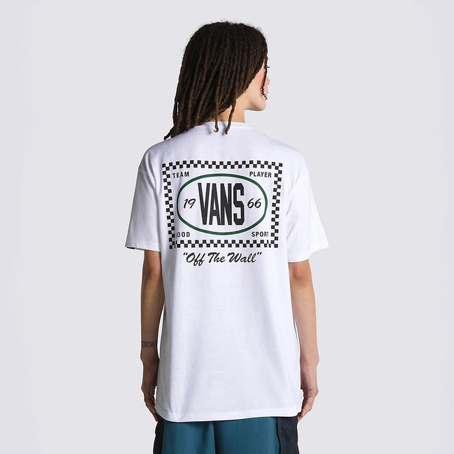 Vans Team Player Checkerboard Men&#39;s T-Shirt-White - 6