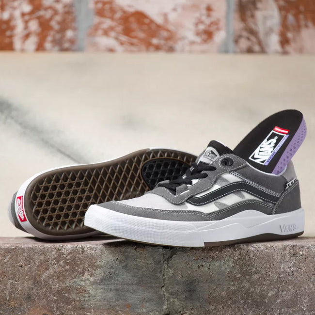 Vans Wayvee BMX Shoes-Gray/White - 2