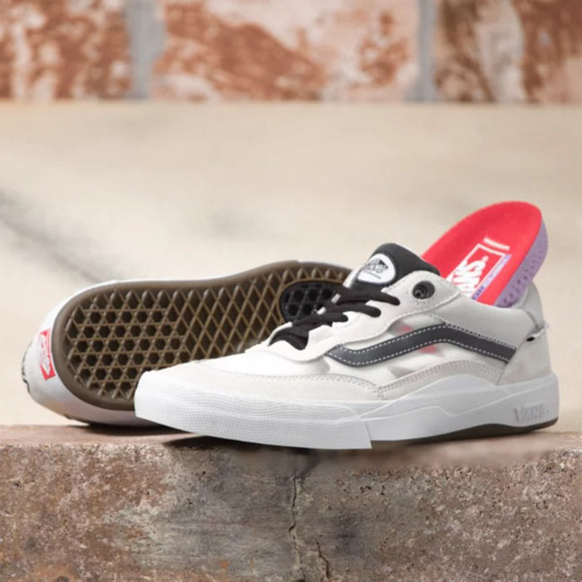 Vans Wayvee BMX Shoes-Marshmallow/White - 2