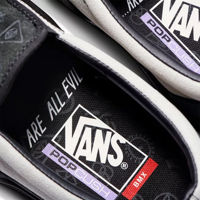 Vans x Cult Slip-On BMX Shoes-Black/Gray - 2