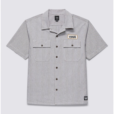 Vans x Dakota Roche Buttondown Shirt-White/Demitasse