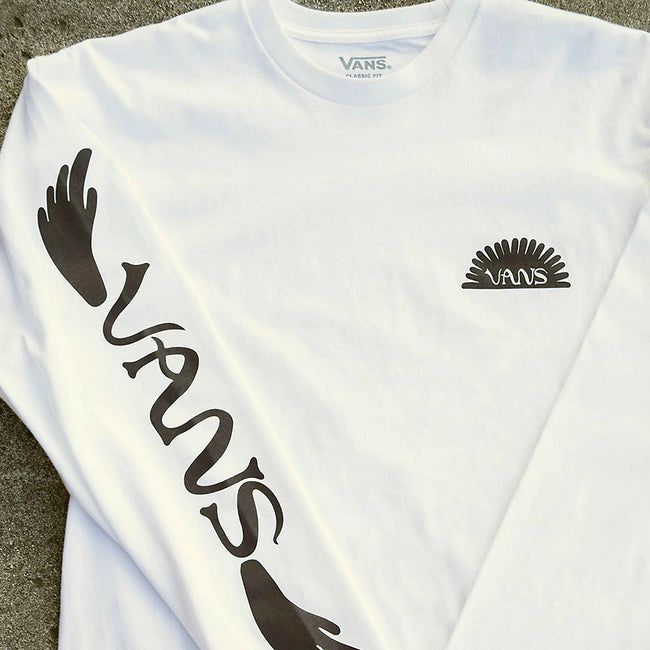 Vans x Dakota Roche Long Sleeve T-Shirt-White - 2